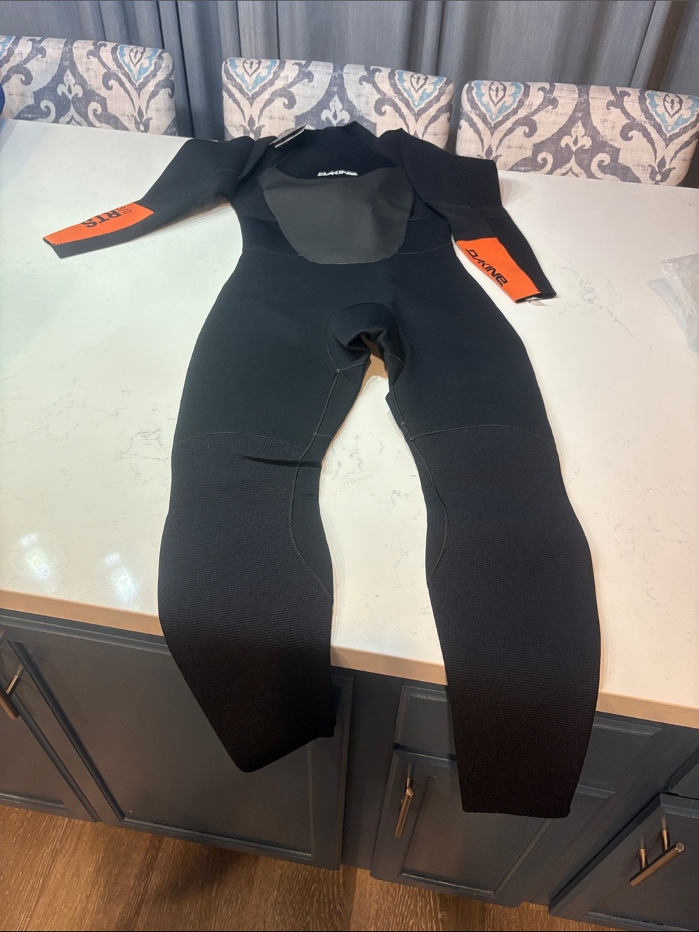 Women’s Dakine Black Wetsuit with Orange Accents
